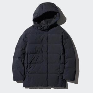Uniqlo Black Long Puffer Coat